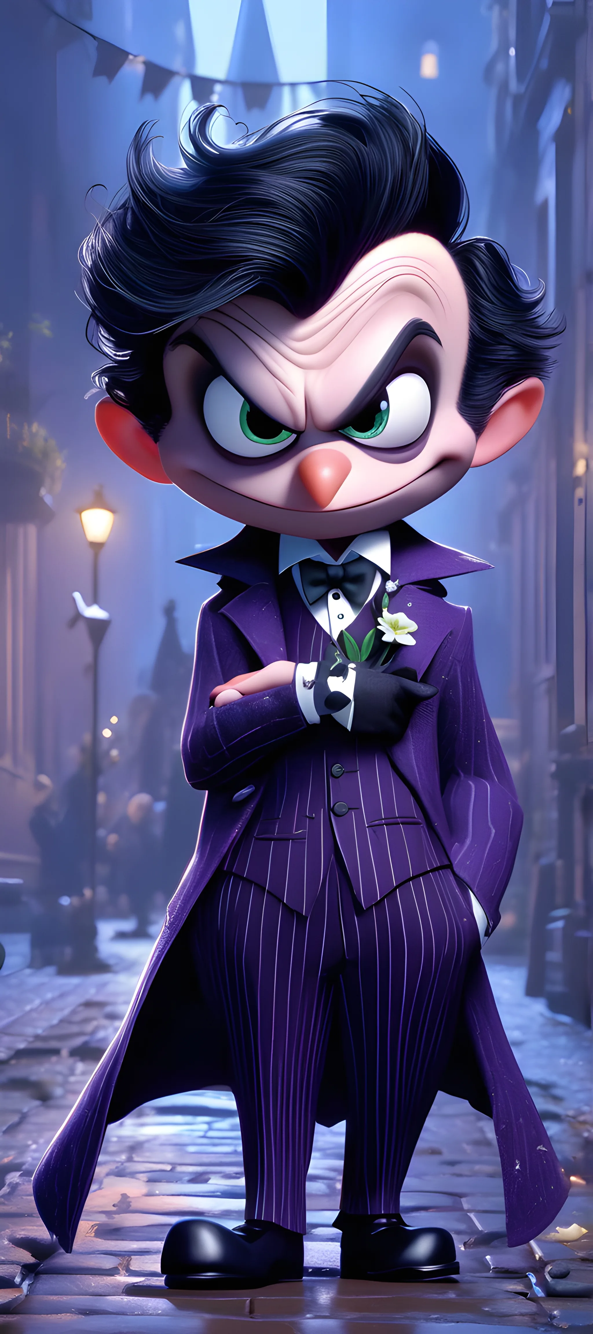 Stable Diffusion prompt: cute Oswald Cobblepot