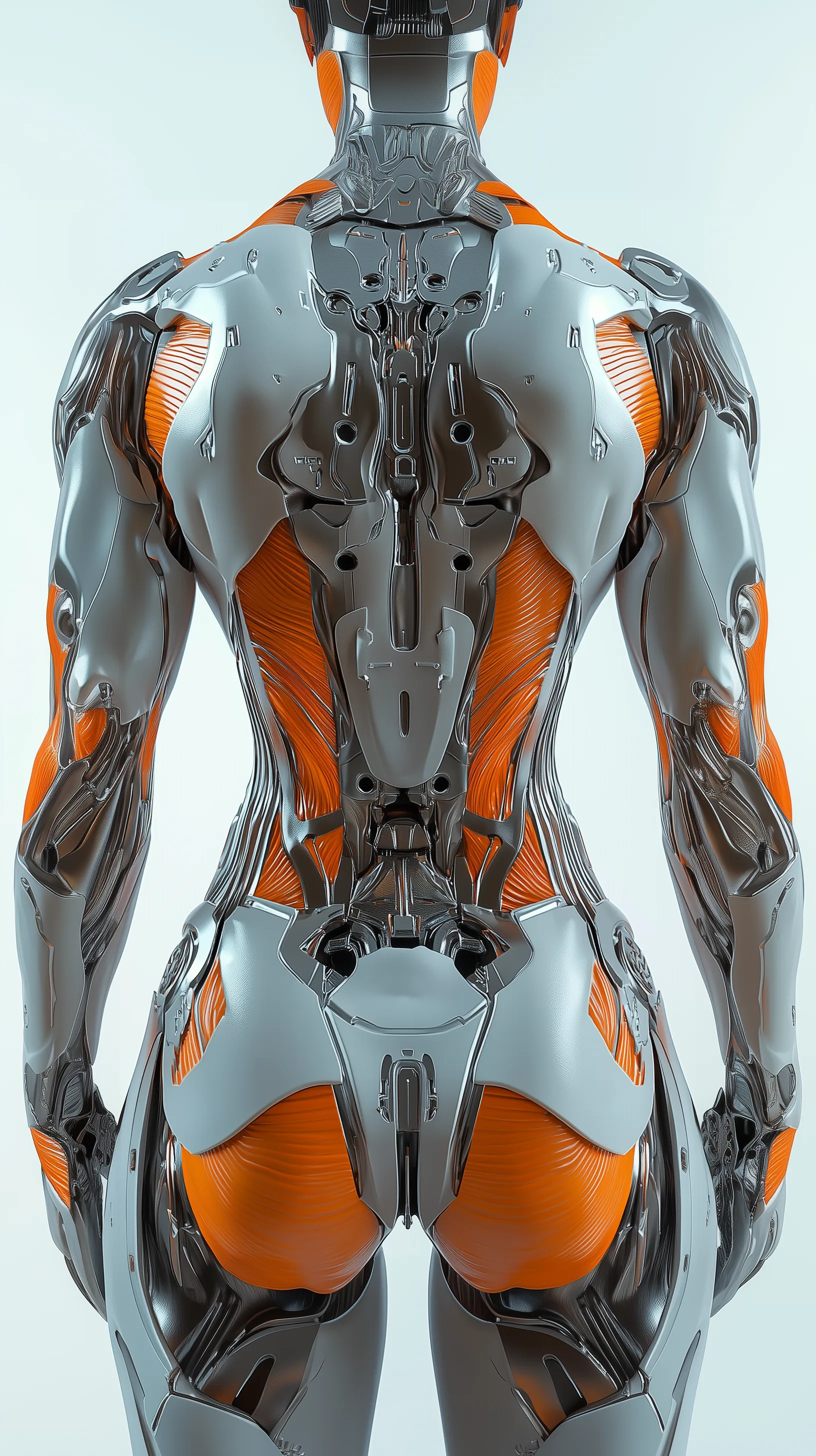 Midjourney prompt: close-up rear view