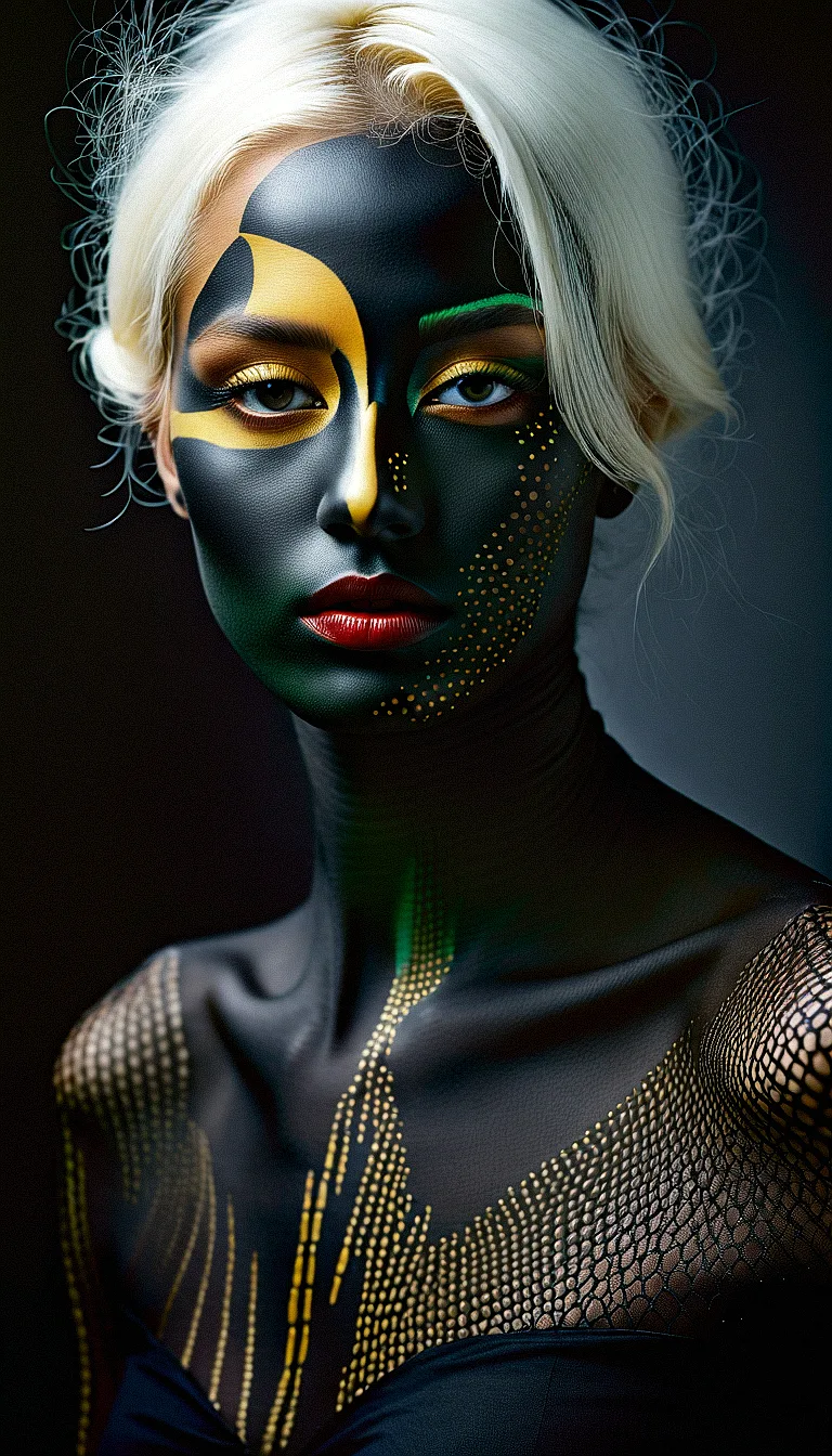 Stable Diffusion prompt: An image of a woman with a hyperrealistic style
