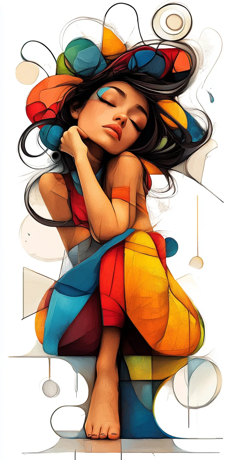 Midjourney prompt: a beautiful woman