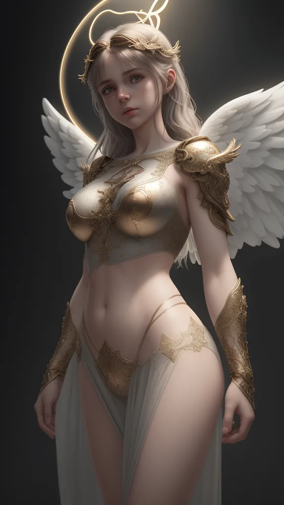 DreamShaper prompt: sRGB 8k 16k Who said a angel has a halo