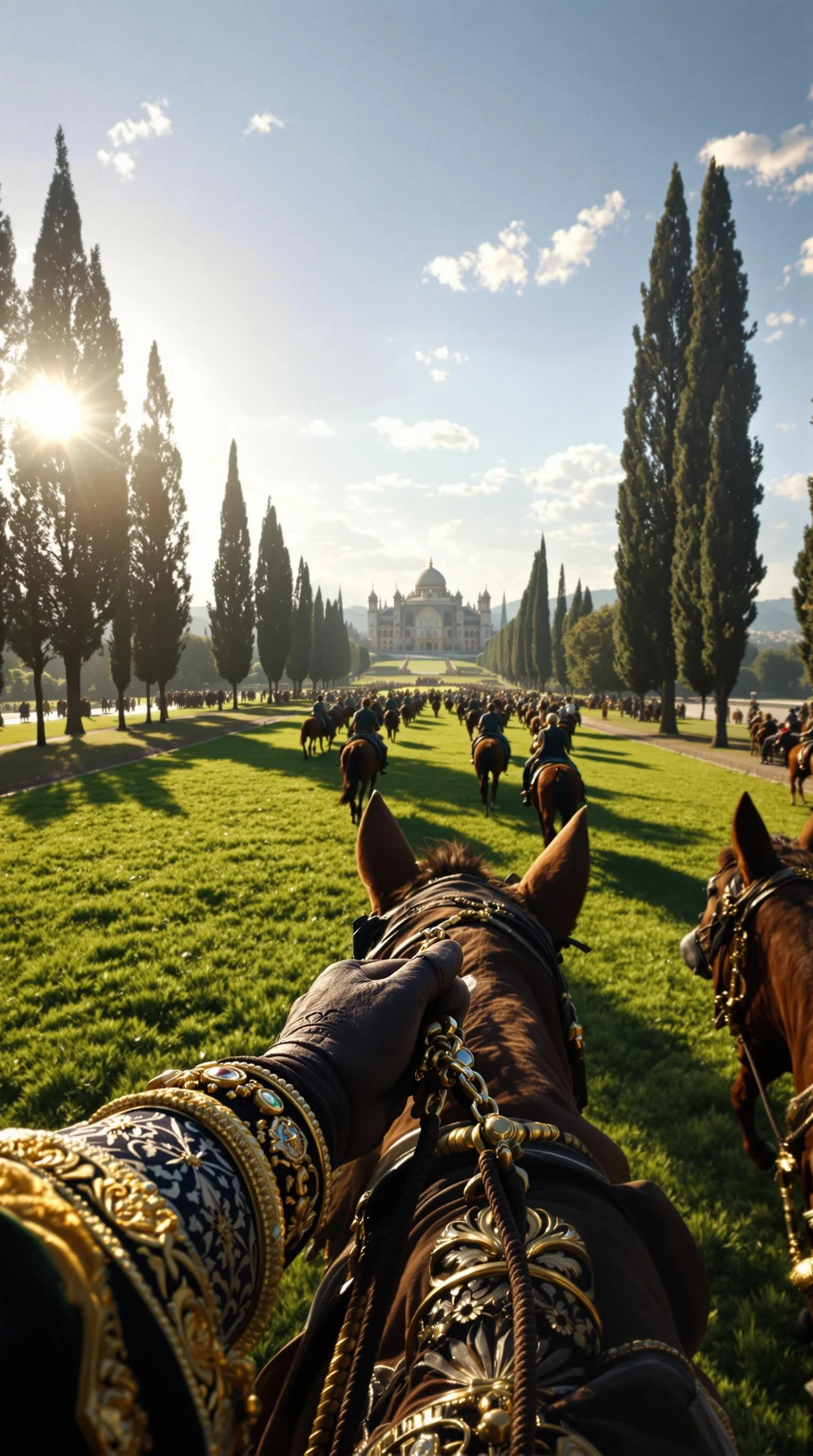 FLUX prompt: First person POV