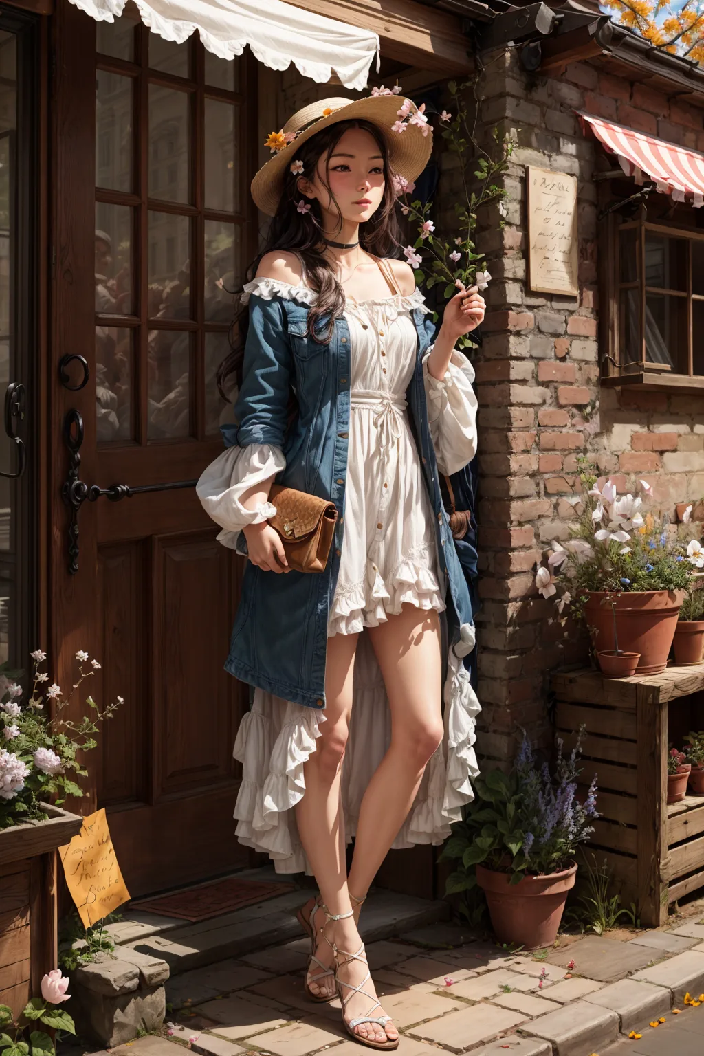 UnstableInkDream prompt: The personification of springtime <lora:add_detail