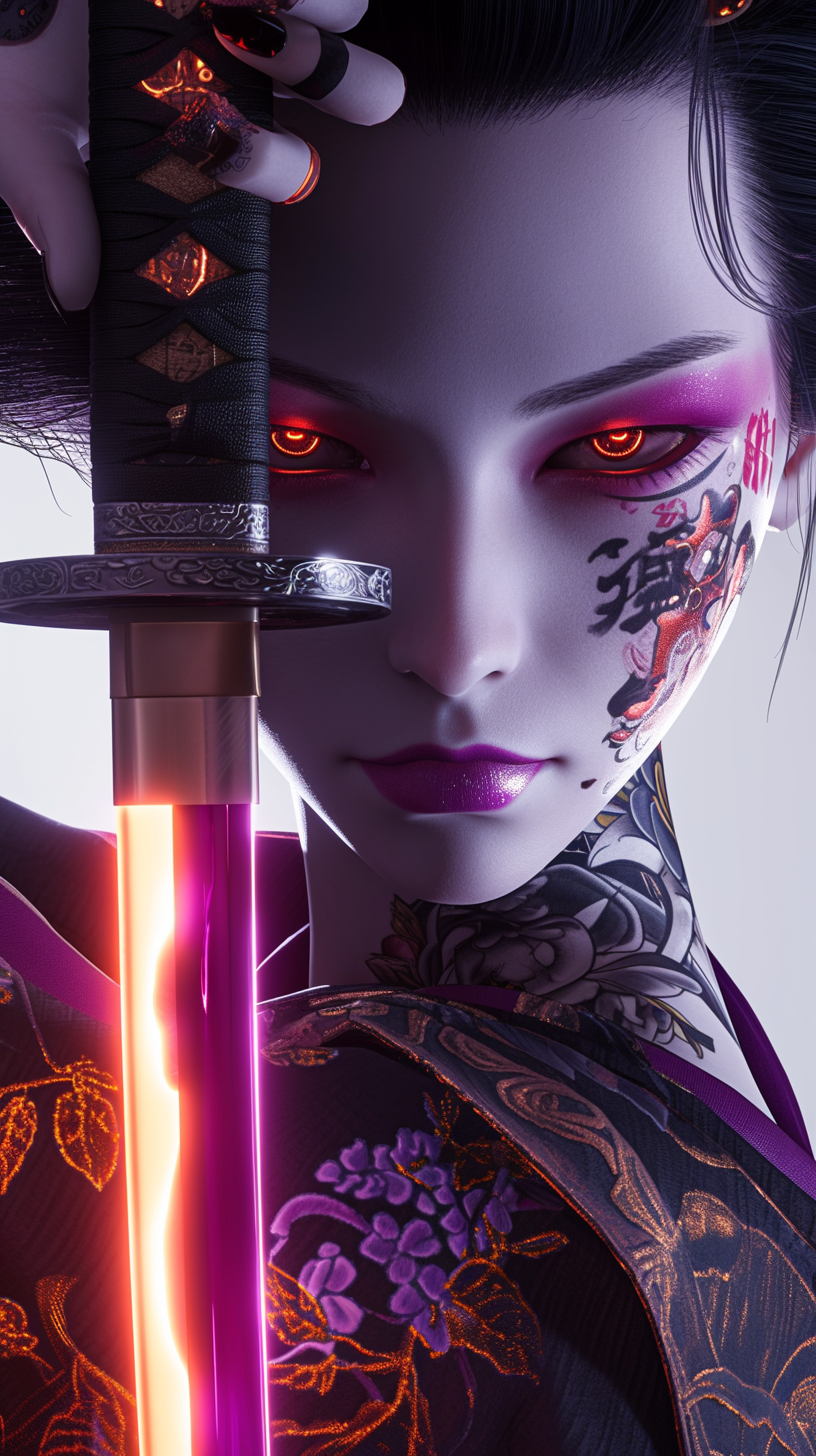 پیشنمایش منبع: Cyber Samurai