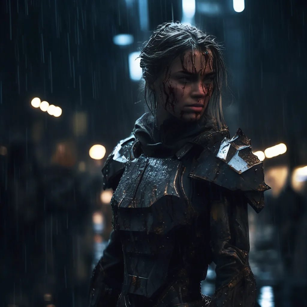 Stable Diffusion prompt: girl wearing futurist armor