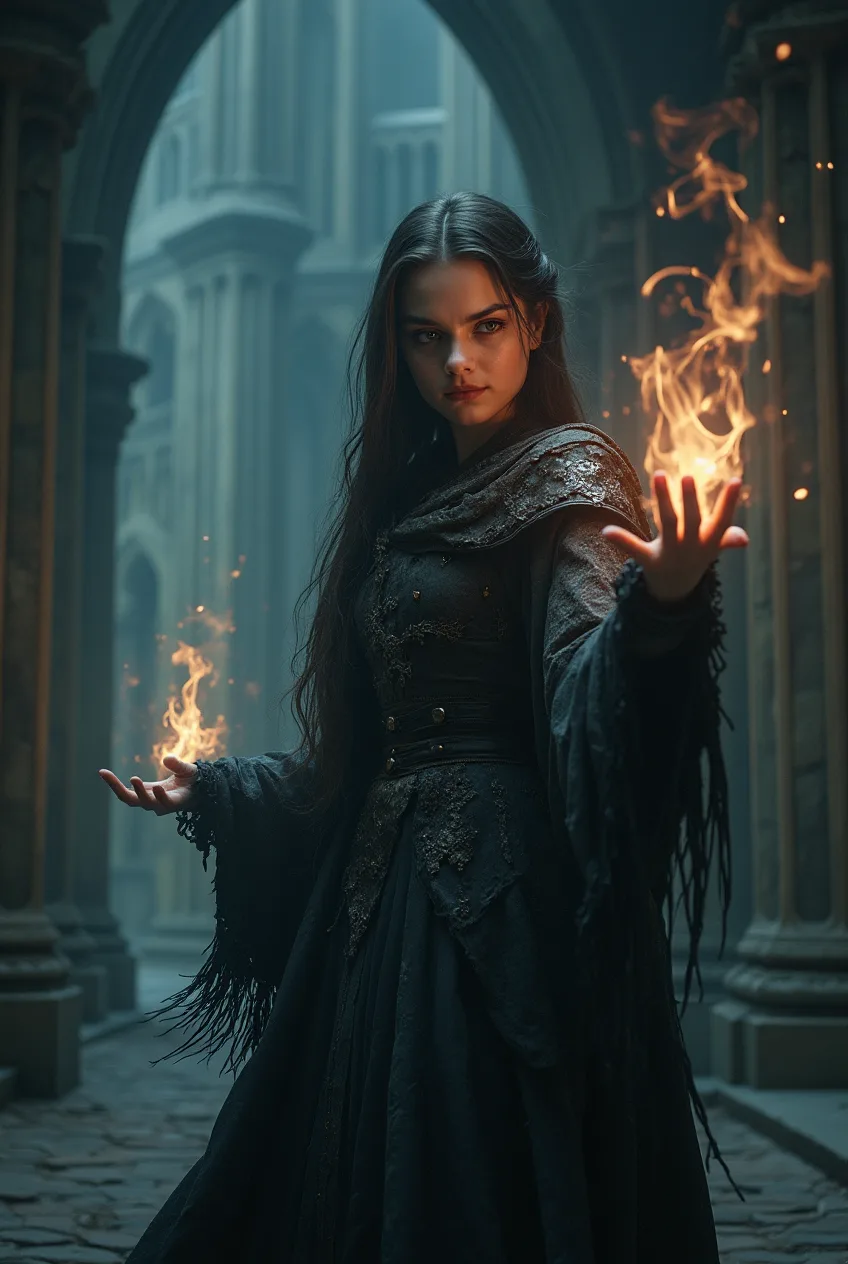 FLUX prompt: dark fantasy
