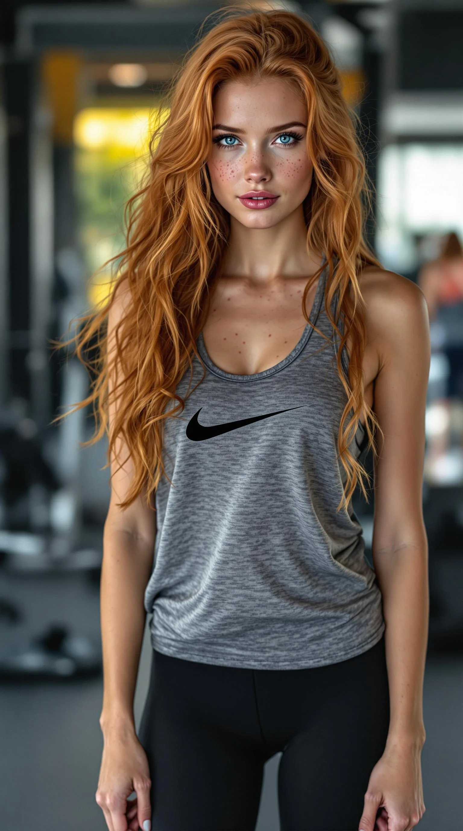 FLUX prompt: a beautiful 27 year old long haired ginger girl with blue eyes