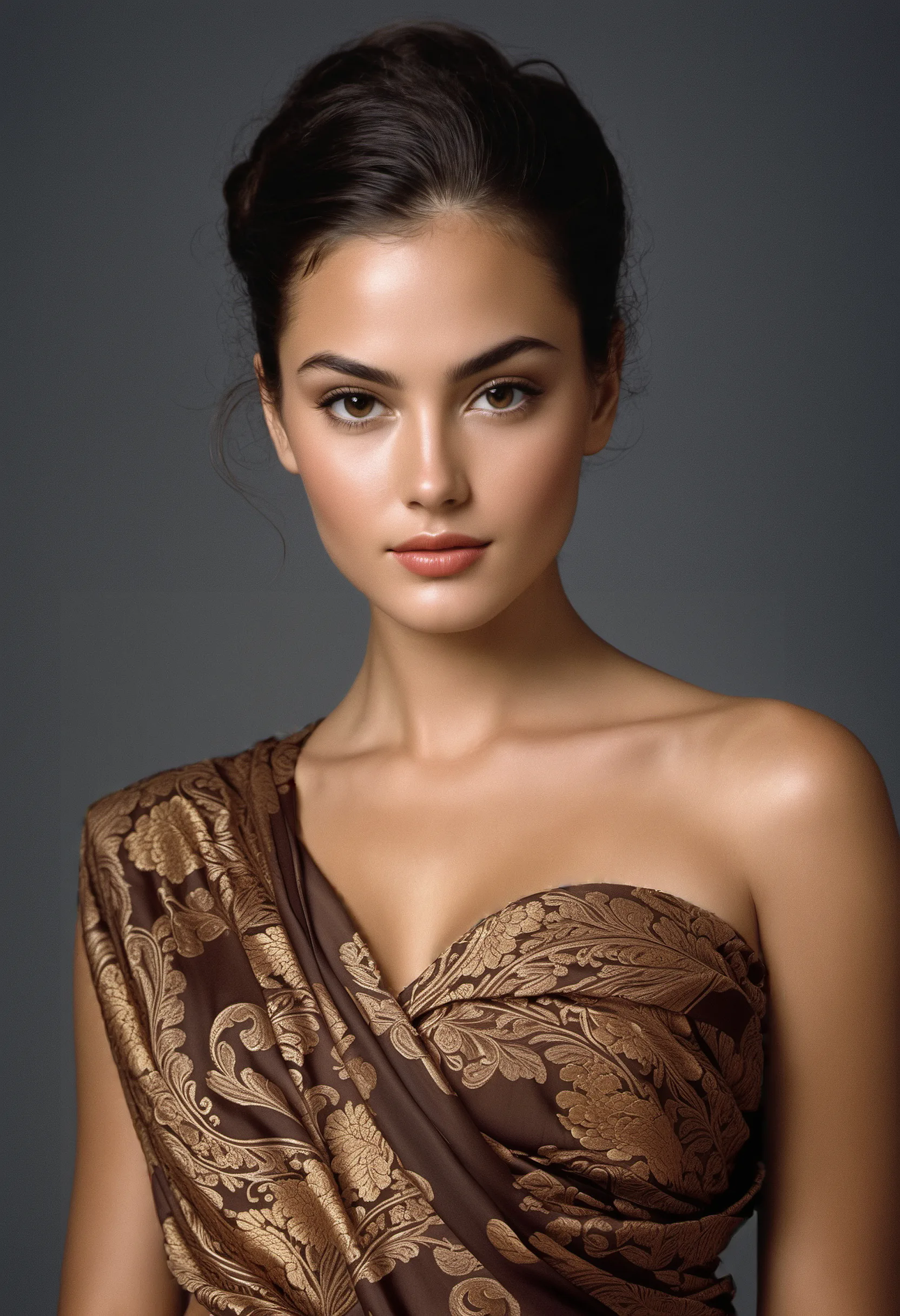 Stable Diffusion prompt: A portrait of a young beautiful girl