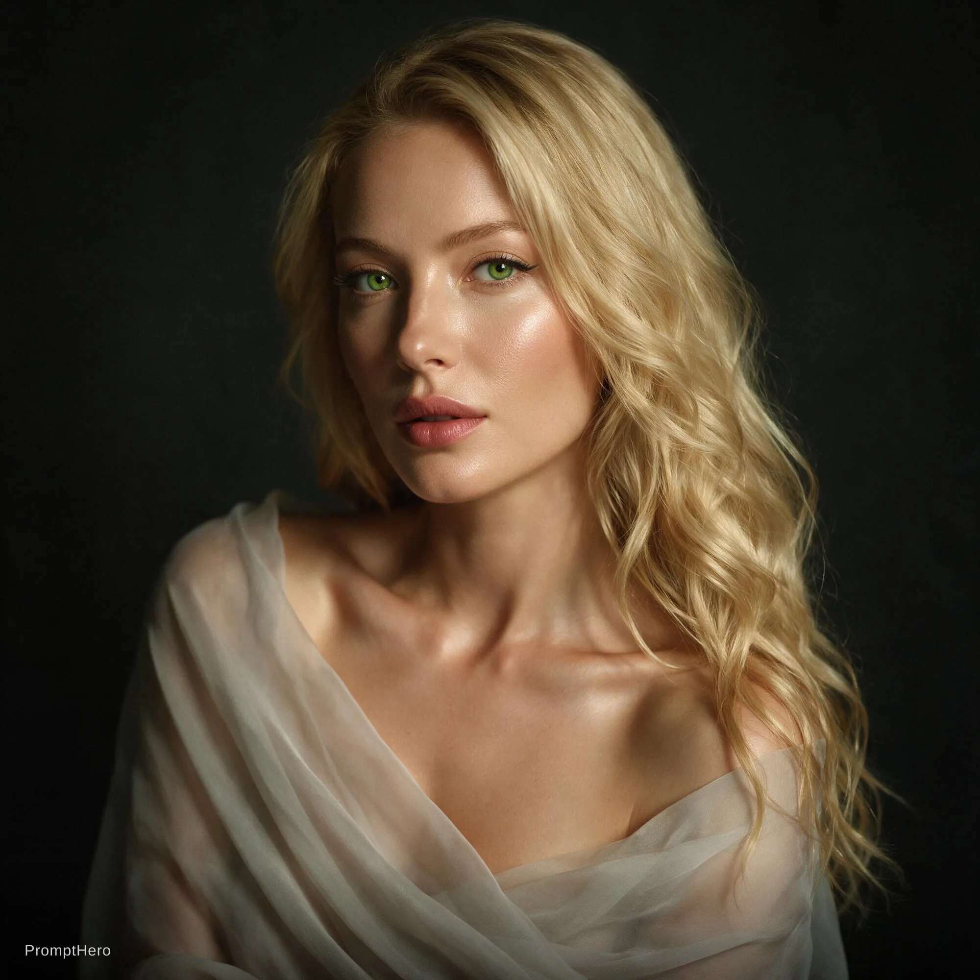 Hero prompt: Cinematic portrait of a woman with long