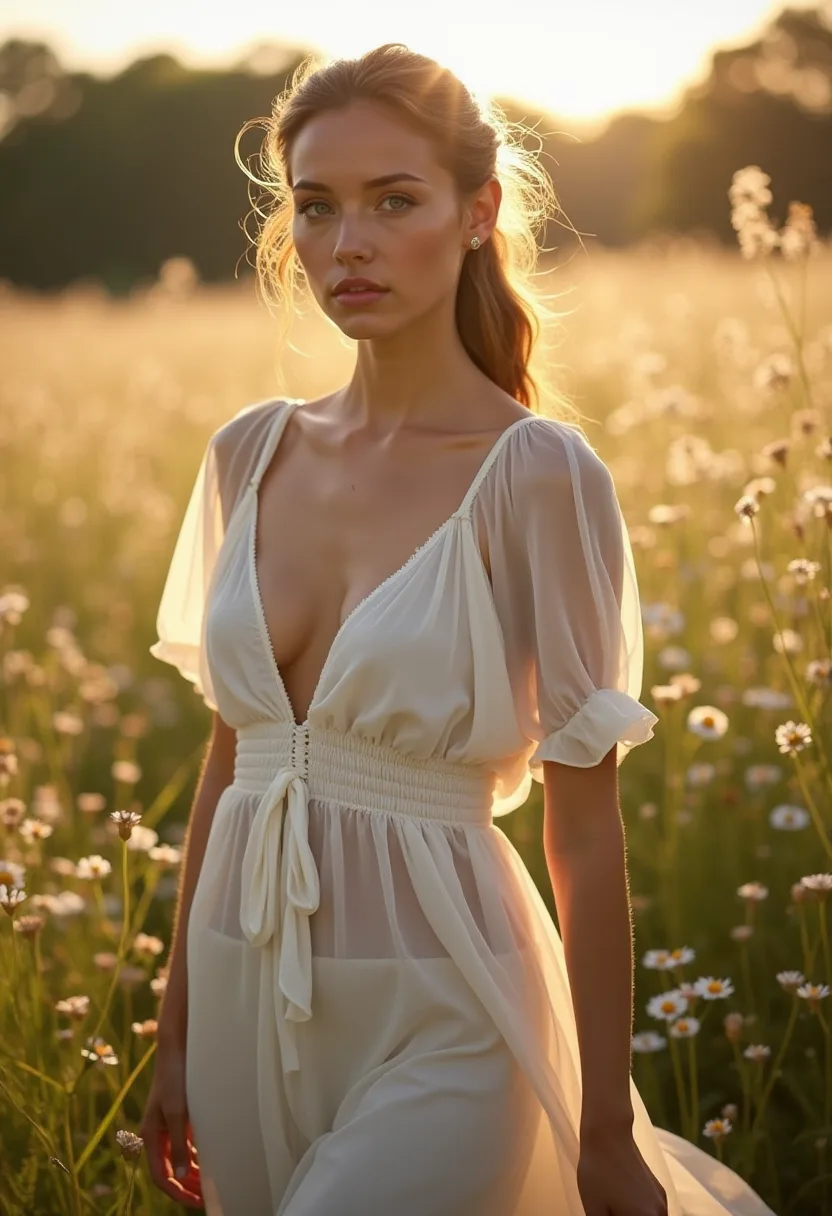FLUX prompt: She was the most beautiful person they had ever seen