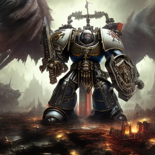 Openjourney prompt: warhammer 40k Dreadnoughts