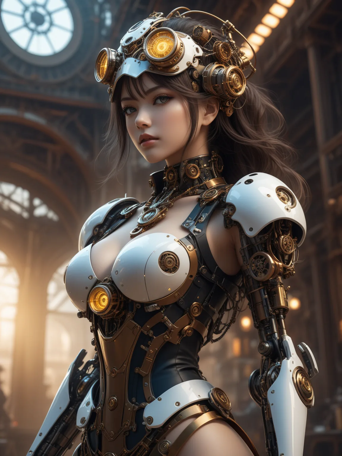Stable Diffusion prompt: (steampunk atmosphere