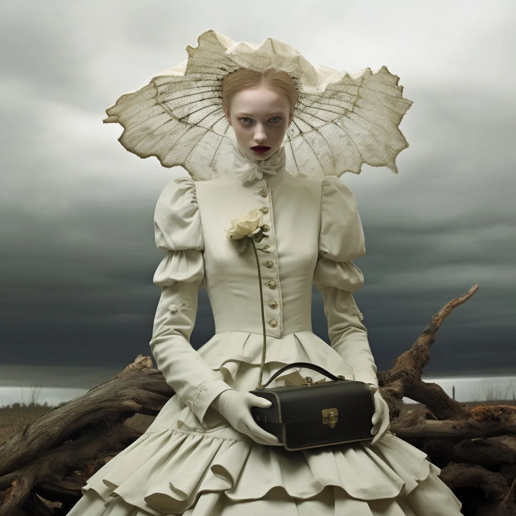 Midjourney prompt: fashion model photography