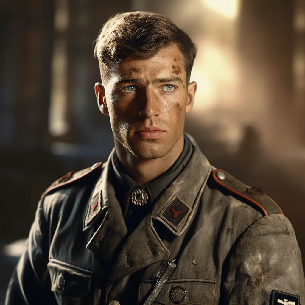 Midjourney prompt: german soldier