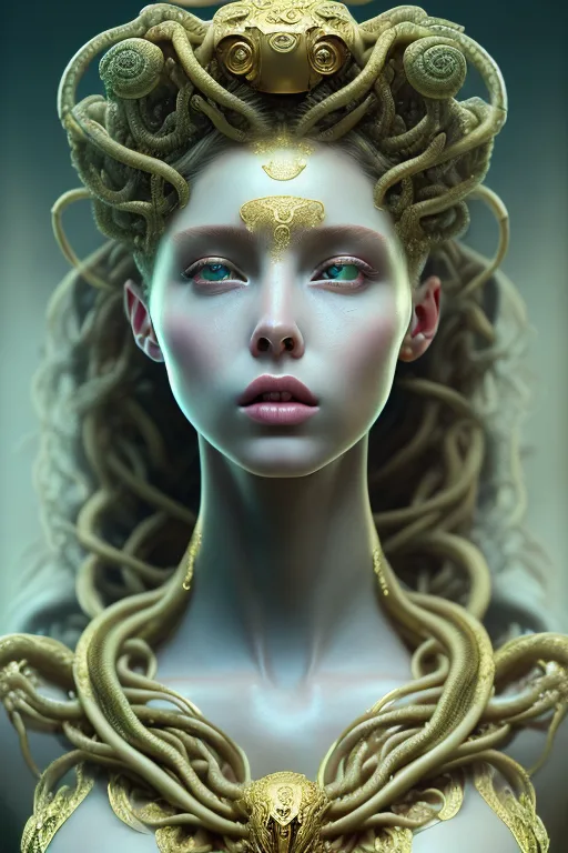 Openjourney prompt: mdjrny-v4 style Medusa