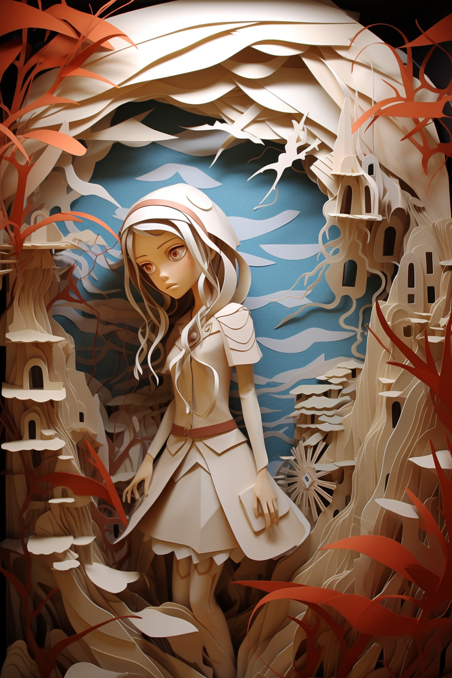 پیشنمایش منبع: Midjourney prompt: A painter, illustrating, Dali-inspired, Hayao Miya...