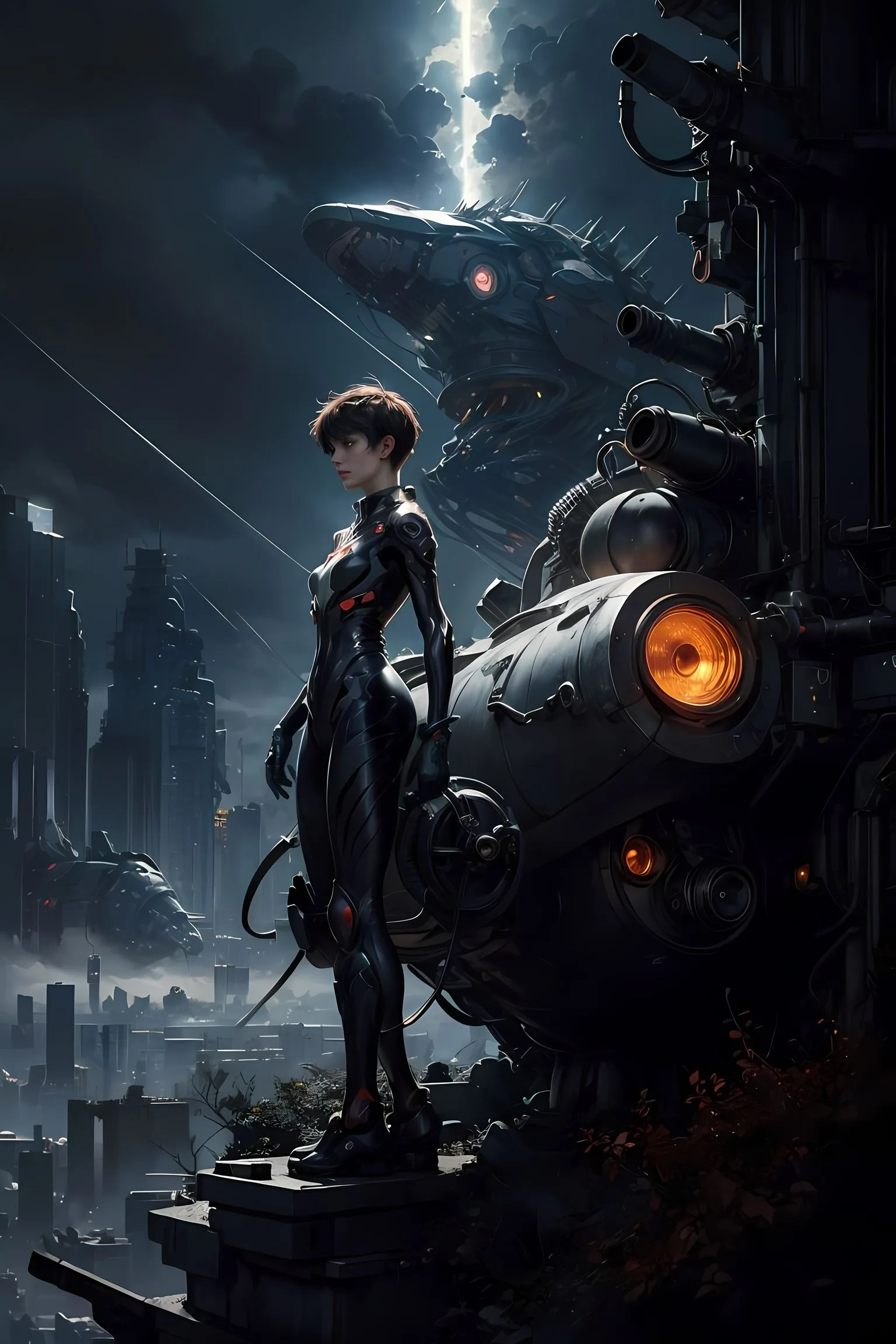 Stable Diffusion prompt: ((Evangelion: Shinji Ikari)