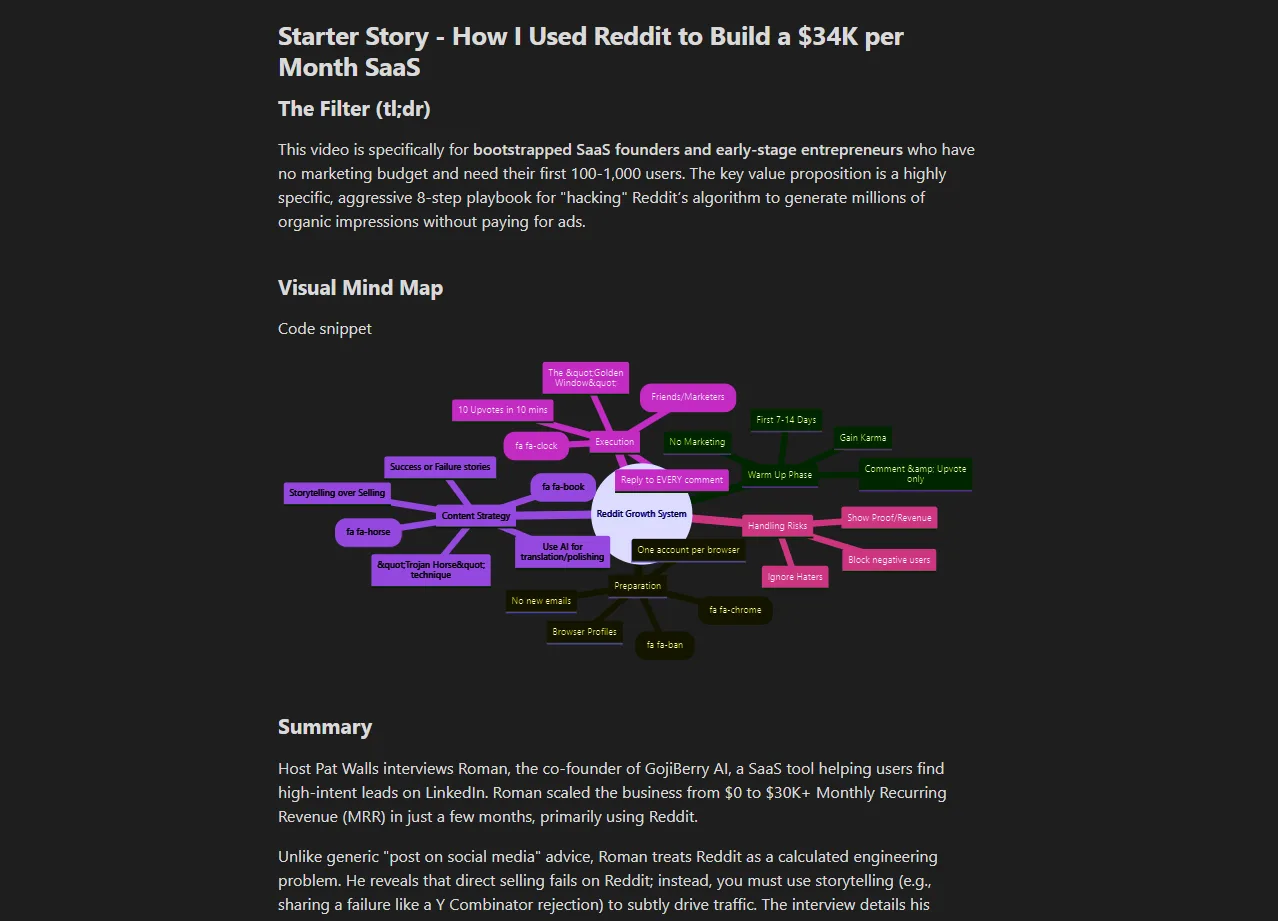 YouTube Content Summarizer