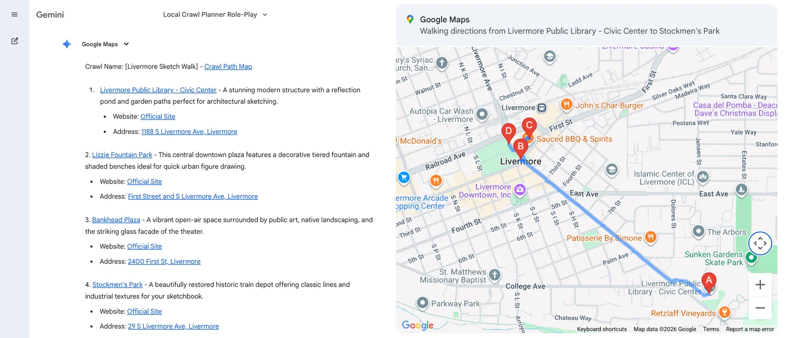 Local Crawl Planner