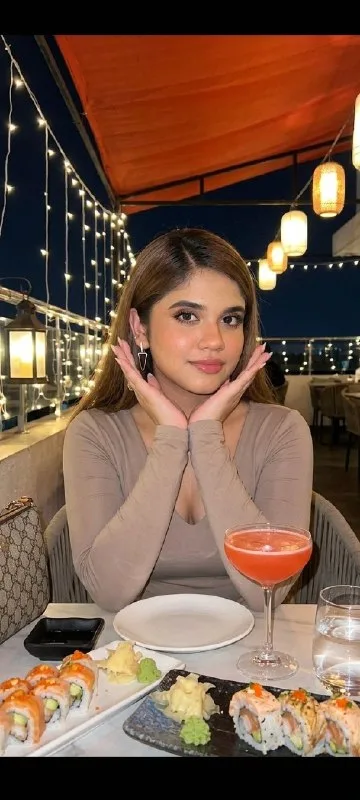 Vertical portrait in the style of a candid restaurant photo, taken as if with a smartphone.