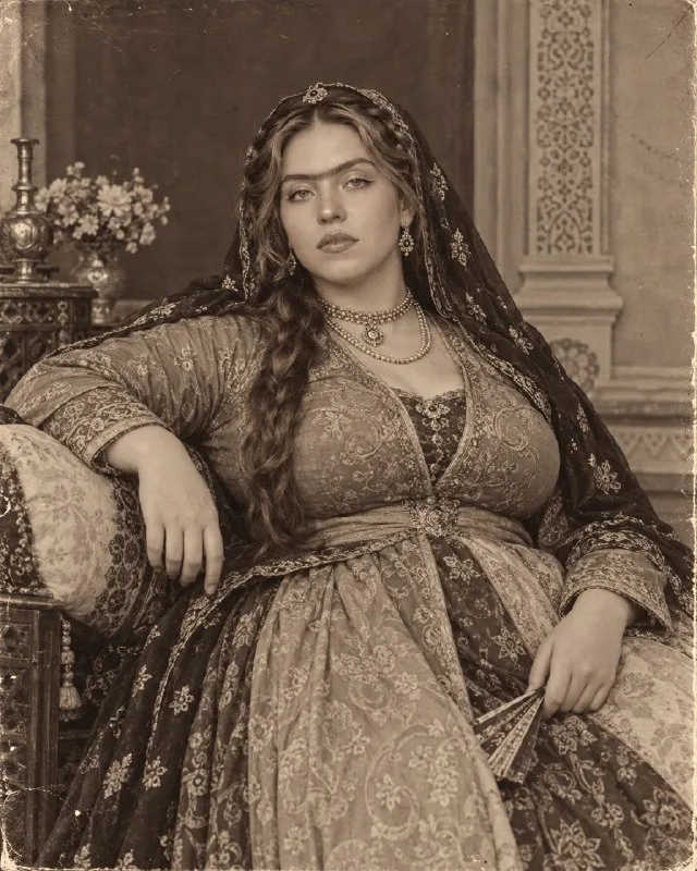 Using my uploaded portrait/photo as the PRIMARY identity reference and the provided historical Qajar-era photographs as