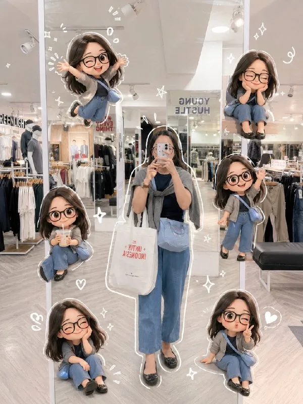 Prompt 2 (home mirror aesthetic):